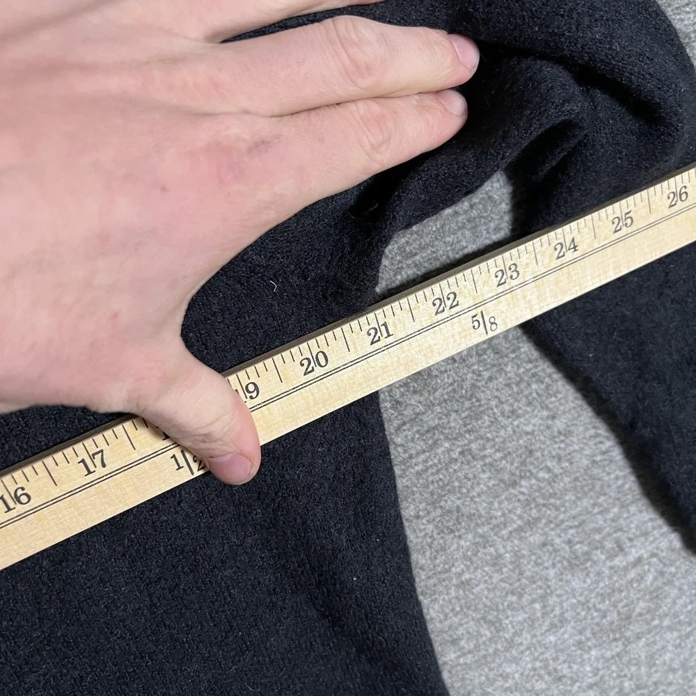 J Crew Sweater Womens Small Black Merino Wool Alpaca‎ Blend Mock Neck Pullover